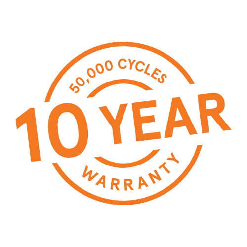 warranty-stamp 10 year warranty of TraXtar™ Duo